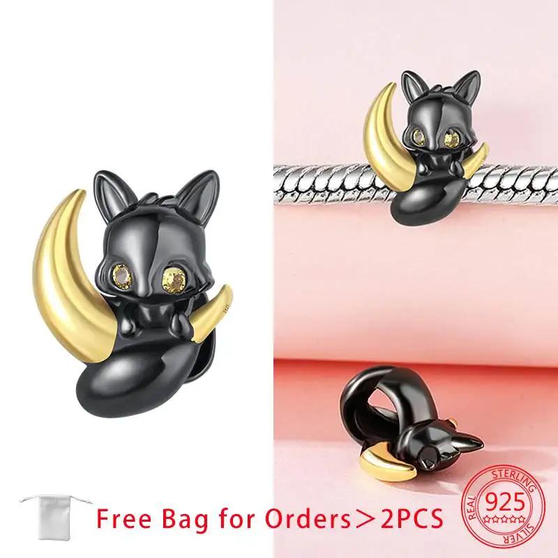 Animals Beads Pendant Fit Bracelet Necklace Charms Copper Originales Accessories Bead Jewelry Making Fine Jewelry Gift