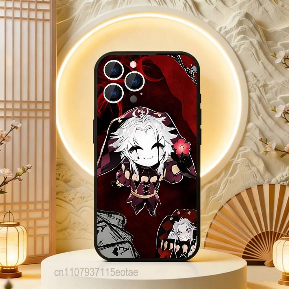 F-Freak P-Pierrots Circus Black Soft Case For iPhone 17 13 14 15 11 16 12 Pro Max Pro Max Plus E Air Mini Phone Cover Shell