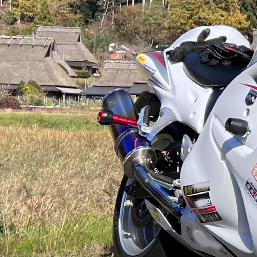 Motorcycle Muffler Slider for NX400/500 (NC56'24~) Guard Slider (1 Piece) (Red)