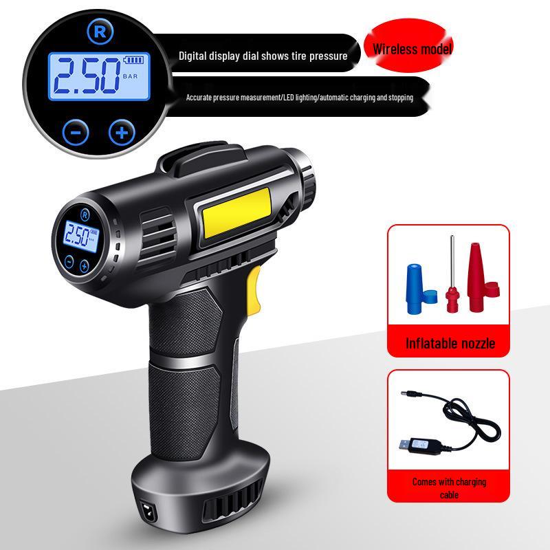 Portable USB Digital Display Car Air Pump for Tires
