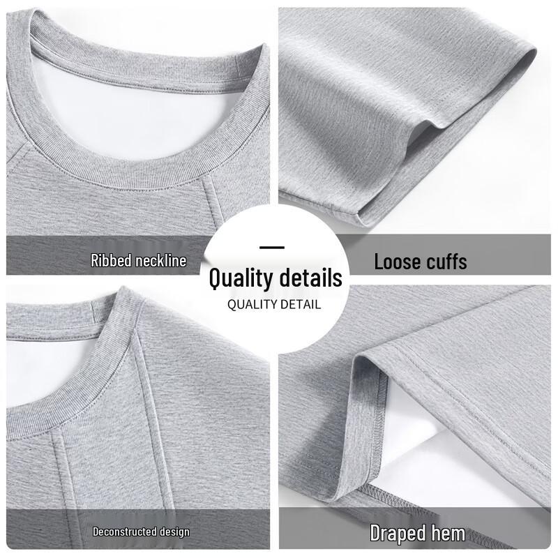 VANCL Men's Heavyweight Loose Fit Short Sleeve T-Shirt