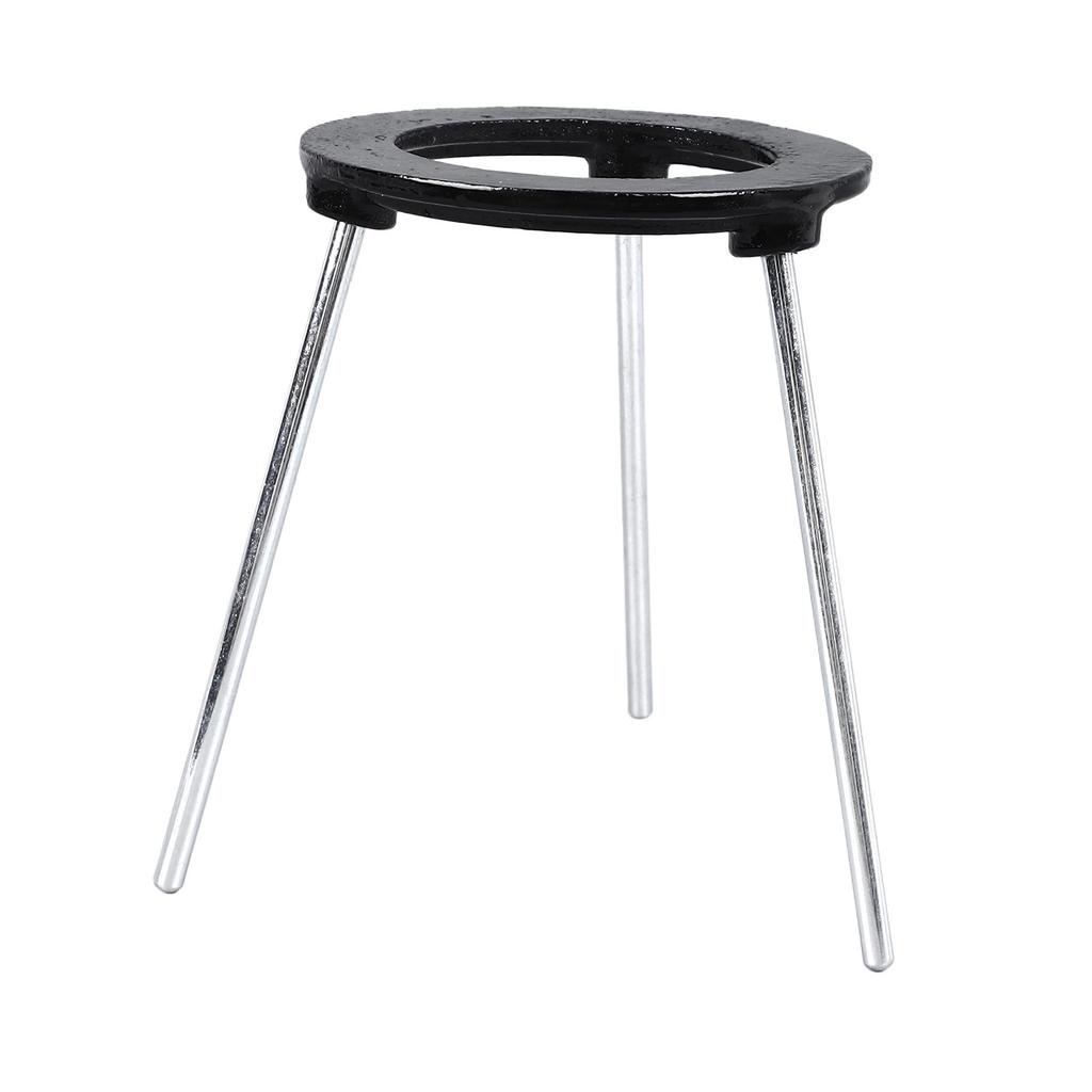 Open Fire Tripod Bunsen Lamp Burner Stand Cast Iron Tripod Support Holder for Chemical Experiment