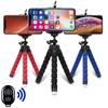 Trípodes Trípode para teléfono Soporte para cámara móvil Clip Monópode para teléfono inteligente Soporte para trípode Pulpo Mini Trípode para teléfono