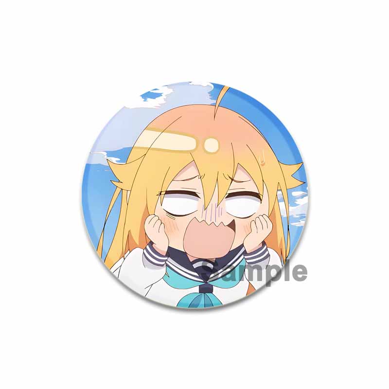 32/44/58MM My Deer Friend Nokotan Anime Pins Cute Cartoon Badge Handmade Tinplate Brooches Breastpin for Backpack Clothes Gift Accessory