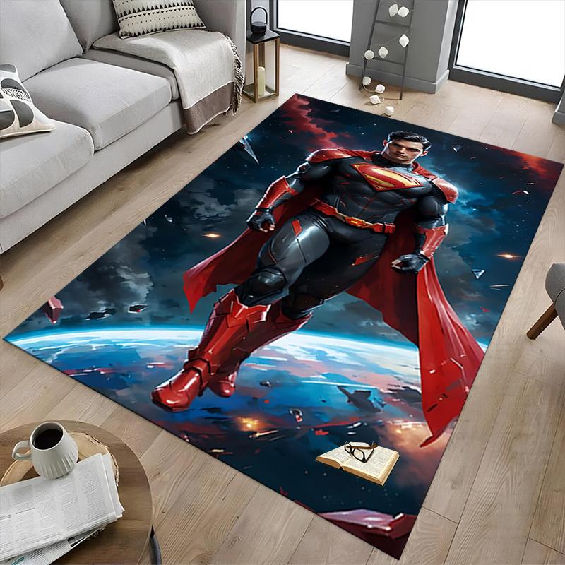 1pc Superman Space Carpet, for Home & Office Decor, Desk Chair Carpet, Festive Gift,Conference Room CarpetL1041