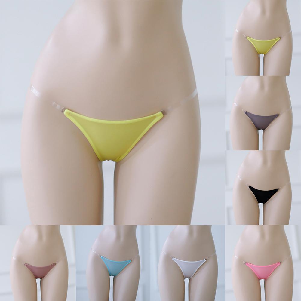 Adjustable Waisted Thongs G String Ice Silk Lingerie Low-Rise