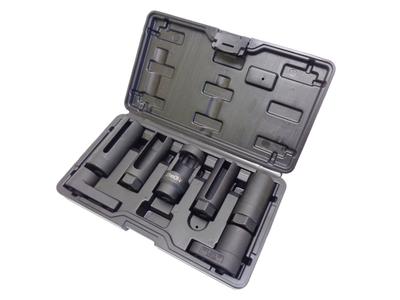 O2 Sensor Socket, O2 Sensor Socket, Vacuum Switch Socket, Oil Pressure Switch Socket, Diesel Injector Socket, Sensor Socket Set