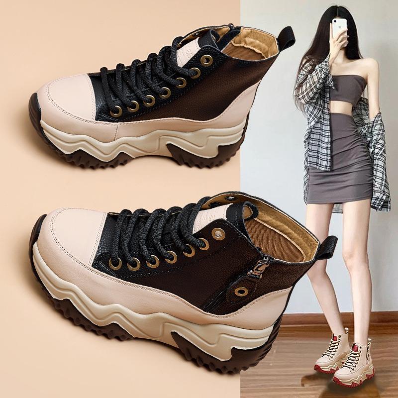 Thick-soled heightening dad shoes for women to wear outside autumn and winter new thick-soled children's casual velvet sports women's shoes