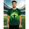 Summer Mexico Print T Shirt for Men Funny 3D Eagle Pattern Tees Football Sports Kids Fashion Print Casual Women Short Sleeve