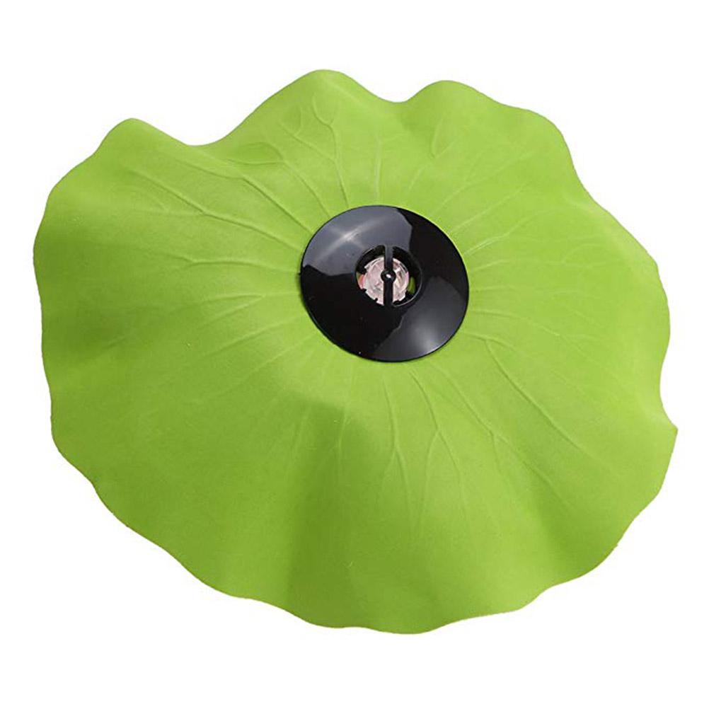 Solar Powered Multi Colored LED Lotus Flower Lamp RGB Water Resistant Outdoor Floating Pond Night