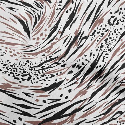 Baumwoll-Flex Altrosa Stoff Tierhaut Nähstoff Meterware Bedruckt DIY Kleidung Nähzubehör 40 Zoll
