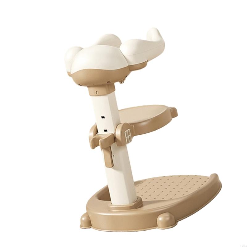 K1MA Infant Standing Bath Platform Ergonomic Structure Safe Nonslip Design Easy Maintenance Foldable Space Efficient