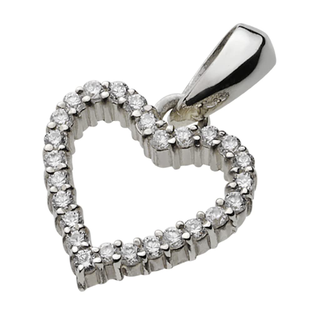 

Подвеска Pave Heart из циркония fp0205 [Figmart] [Серебряный аксессуар]