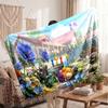 Warm Flannel BlanketPikmin Soft Cozy Throw Blanket for Bedroom Couch