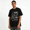 Fun Colorful Triangle Print Casual Loose-fit T-shirt Pure Cotton T-shirt