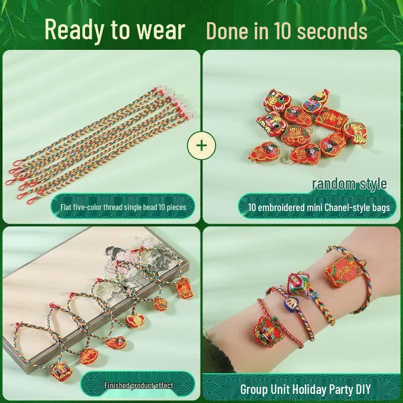 Changbaosen Dragon Boat Festival Five-Color Rope DIY Kit