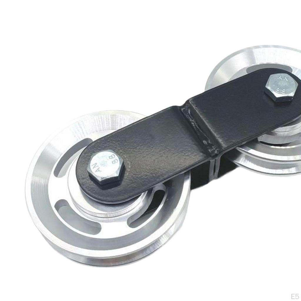 Akcesoria do podwójnego bloczka, Przyrząd do ściągania w dół, Solidny, Części zamienne do podnoszenia ciężarów, DIY Fitness