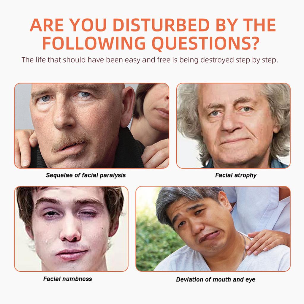 30pcs Facial Paralysis Treatment Patches Facial Dredge Treatment Patch Face Care Sticker