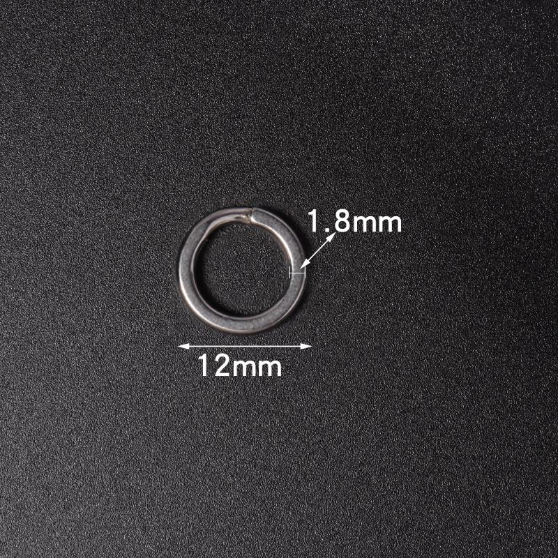 Louleur 316 Stainless Steel Keyring Split Ring Key Ring For Key Chain Keychain Diy Jewelry Making Sleutelhanger Key Rings
