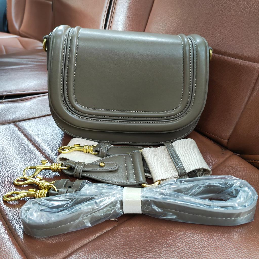 Damen Leder Achseltaschen Schulter mit Kette Umhängetasche Vintage Feminine Achseltaschen