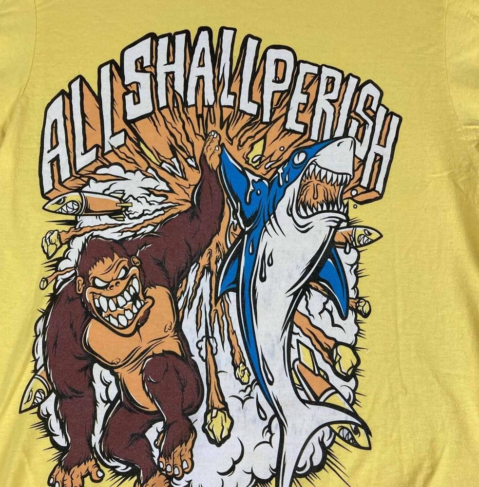 All Shall Perish Band Hate, Malice, Revenge Shirt yELLOW Unisex S-4XL Unisex T-Shirt S