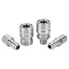 4Pcs Pressure Washer Adapter Internal External Thread Pipe Hose Adapter High Pressure Washer Adapter Set Pressure Washer Coupler