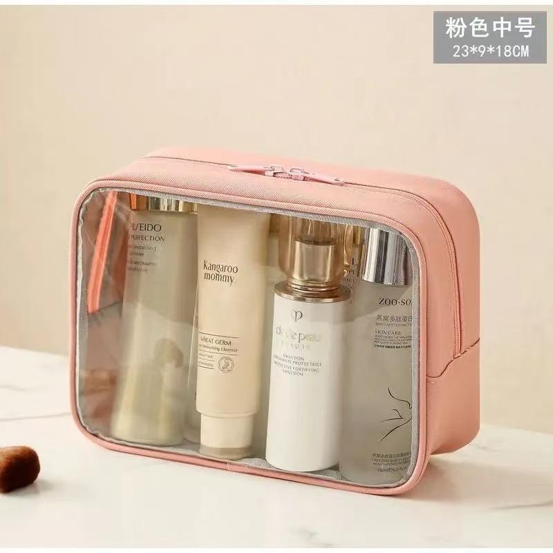 

Прозрачные дорожные средства по уходу за кожей мойте новую косметичку женскую портативную сумку для хранения большой вместимости