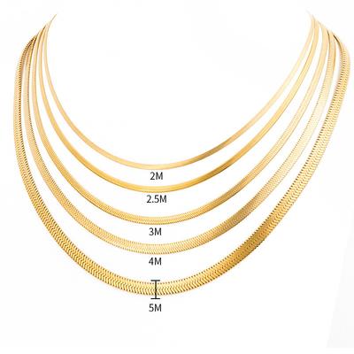 Blade Chain Versatile High-End Snake Bone Chain Hip-Hop Necklace Premium Durable Quality Useful Practical Reliable