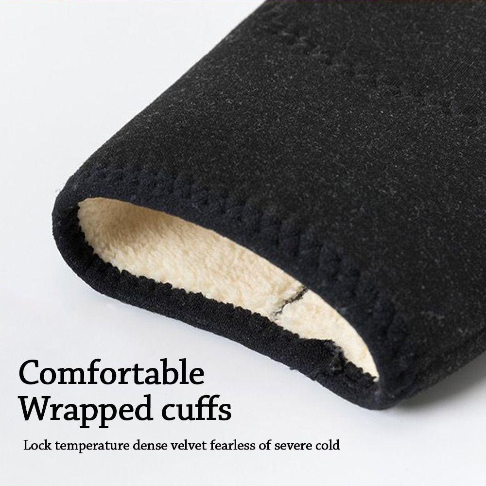 Plus Velvet Winter Knee Pads Universal Knee Support Durable Warm Knee Sleeve  Unisex