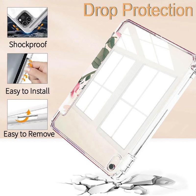 IPad 10th Gen Air 5/4 11 Inch Case PU Leather Folio Cover With Stand Magnetic Full Protection Anti-fingerprint Heat
