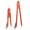 Carpenter Pencil Compasses Large Diameter Adjustable Dividers Marking Scribing Accurate Measurements for Woodworking