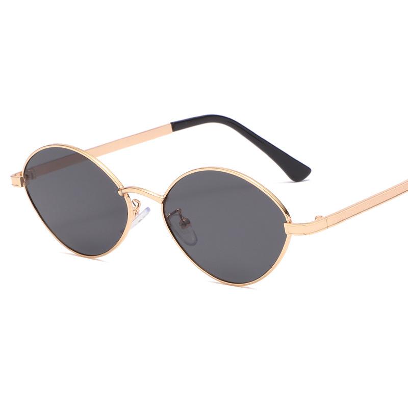New Internet celebrity personality small frame sunglasses women's tide European and American oval ins style sunglasses men's street shot glasses s