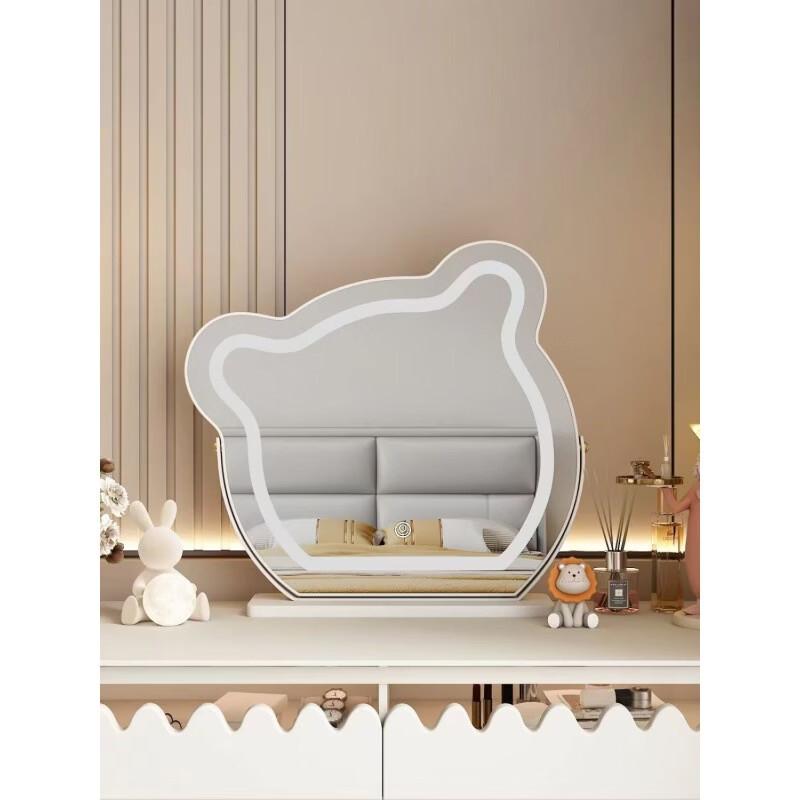 Yicheng Rechargeable Little Bear Desktop Makeup Mirror