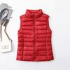 Female Autumn and Winter Slim Warm Vest Inner Wear Solid Color Sleeveless Vest