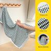 SALAS Cotton Dish Towels Cloths for Kitchen Drying Dishes, Lattice Terry Towels, Highly Absorbent Kitchen Cloths with Hanging Loop, 16‘’ x
