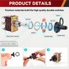 5x Rocker Toggle Flick Switch ON/OFF/ON 15A/250V 20A/125V DPDT Waterproof Heavy Duty Momentary Toggle Switch For Cars Boats etc