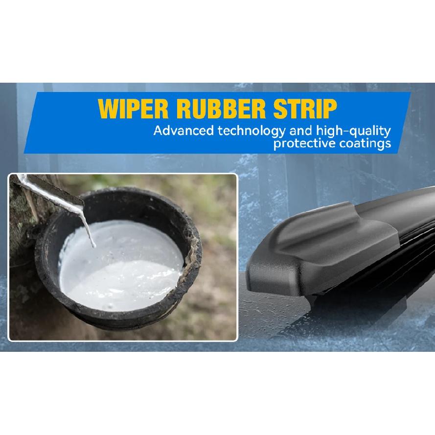 Erick's Scheibenwischer LHD Frontscheibenwischerblätter für Kia Ceed Cee'd 2006 - 2009 Windschutzscheibe Fensterreinigung Regenbürsten 24''+18''