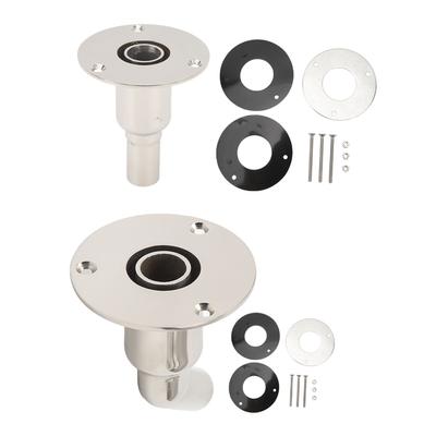 22mm Thru Hull Exhaust Skin Fitting Socket 316 Stainless Steel Tube Pipe Socket for Yachts Ship Dies