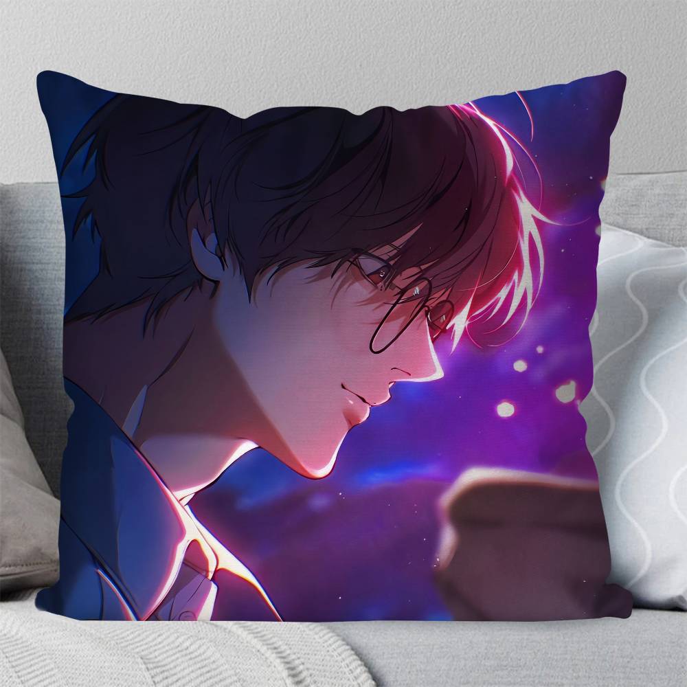 Lost In The Cloud Anime Pillow Case Fashion Square Pillowcase Bedroom Sofa Room Ins Decoration Leisure