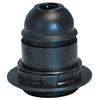Electraline E27 Threaded Socket + Ring Pitch 10X1 Black - 71130