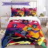 3pcs UFO Robot Grendizer3 Design Cover Set - HD Printed Bedding with 1 Cover and 2 Pillowcases - Perfect for Home and Dorm Decor