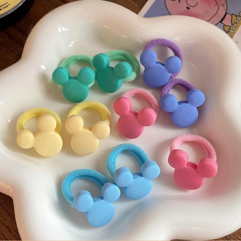 10pc Mini Baby Hair Band Kawaii Cartoon Floral Animal Elastic Hair Rope for Toddler Girl Small Tumb Hair Band Lovely Headwear