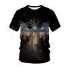 National Flag 3d Printed Design T-shirt For Men USA UK Pattern Short Sleeve Tee Shirts Street Harajuku O-neck Oversized Tees Top