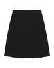 MOAA Minimal Pleated A-Line Skirt (Black)