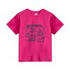 Dragon fruit rose red printed short-sleeved t-shirt women's 2025 new letter thin cotton half-sleeved clothes