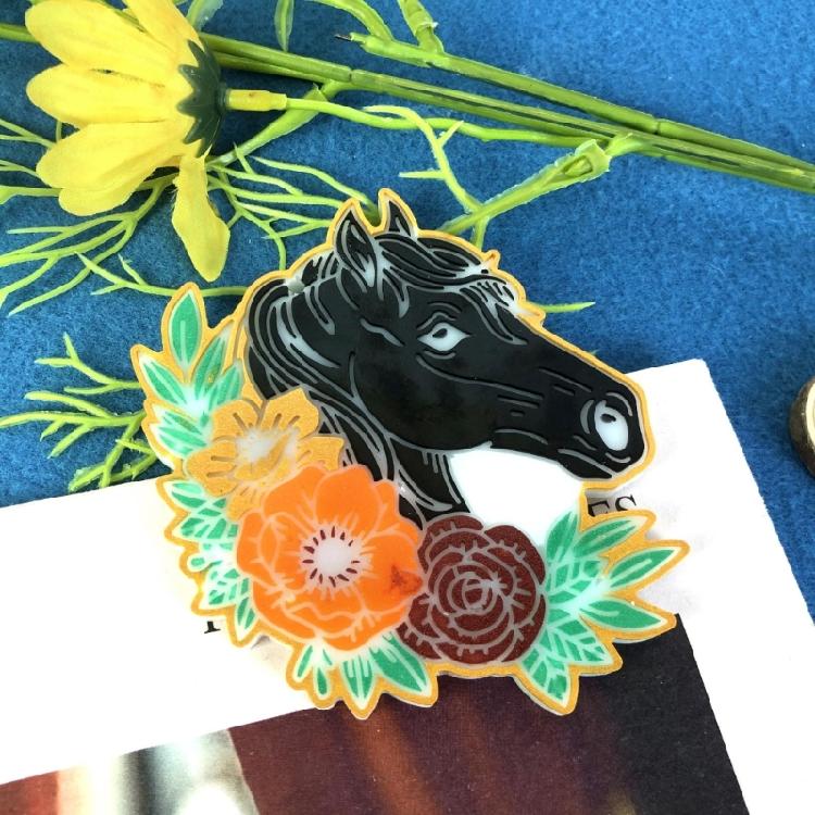 Exquisite Horse Shape Decoration Making Silicone Mold Resin Mold for DIY Project