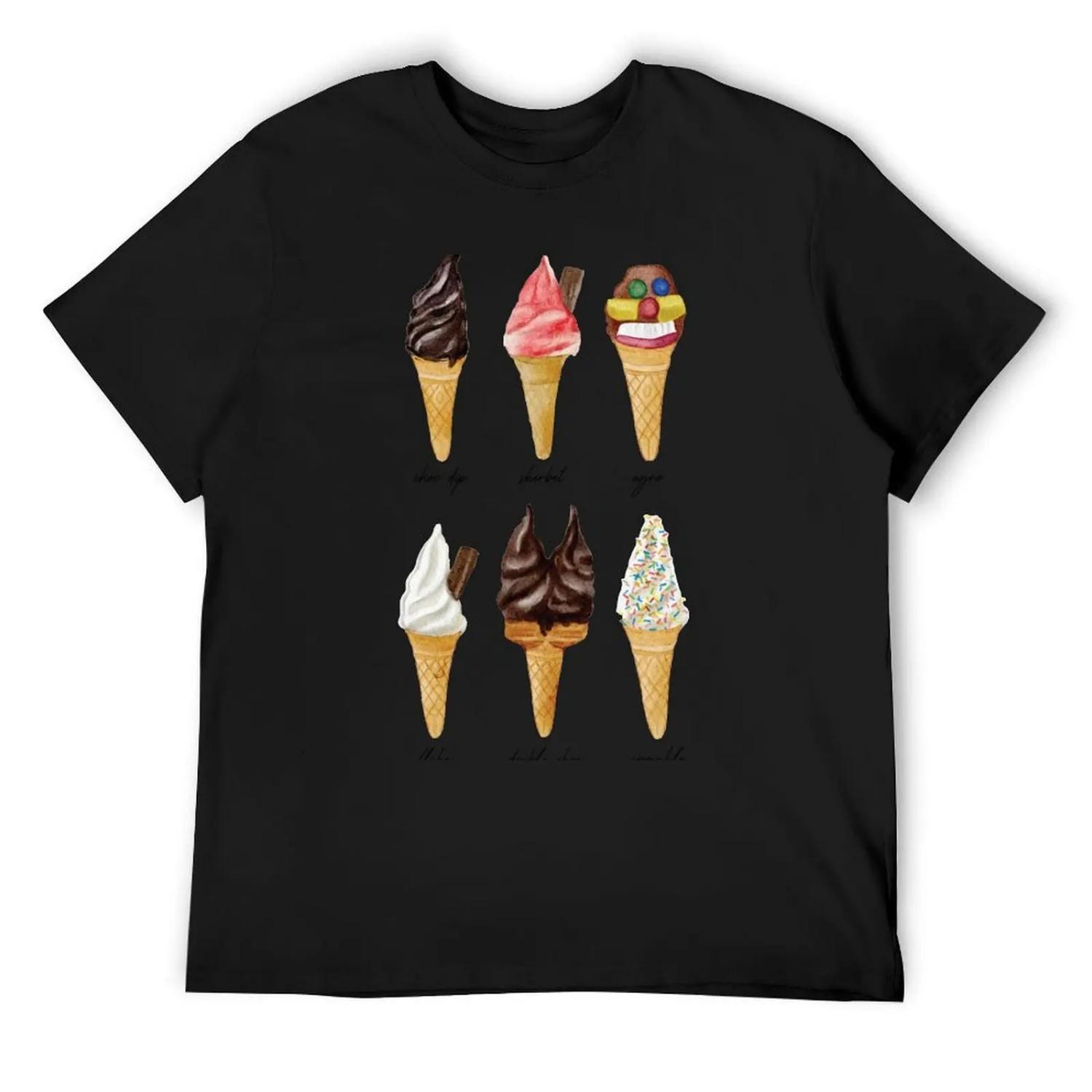

Aussie ice creams T-Shirt blanks anime clothes graphics mens shirts graphic tee XXXXXL чорний
