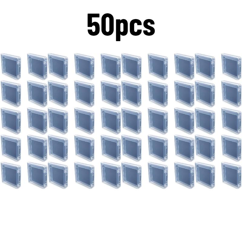 30 Stück 3DS-Spielkarten-Aufbewahrungsboxen Harter Schutzhalter für Spielkassetten Staubschutz Fallschutz Display-Organizer Tragbare Aufbewahrung