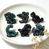 Neonlicht-Drache Emaille-Anstecker Cartoon-Abzeichen für Rucksack Leuchtende Broschen Hut Revers-Anstecker Cosplay-Zubehör Geschenke 1