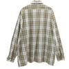 ARROW 80s vintage Check Pattern Long sleeve Cotton shirt XL white Men's Used